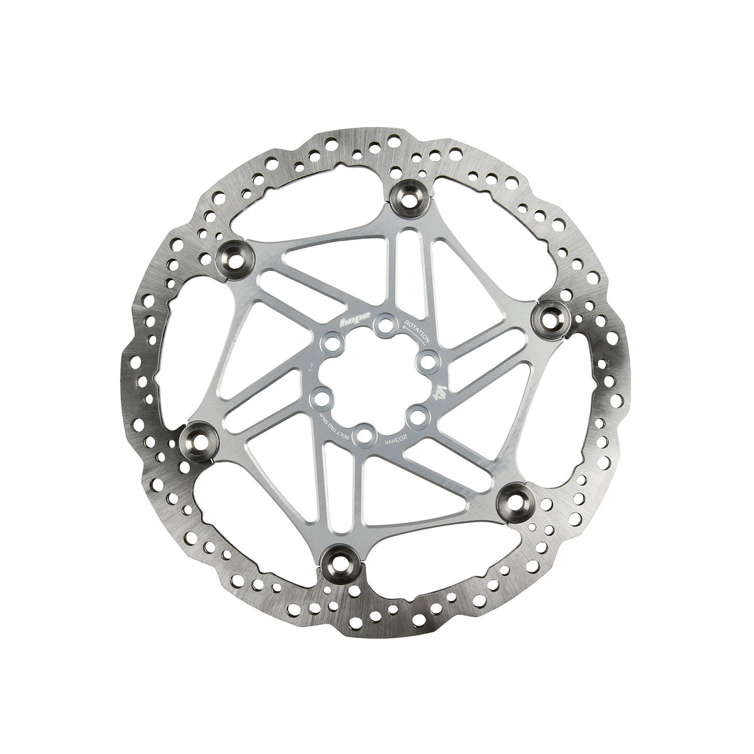 Hope V4 Vented Floating Disc in Silver at Tweed Valley Bikes