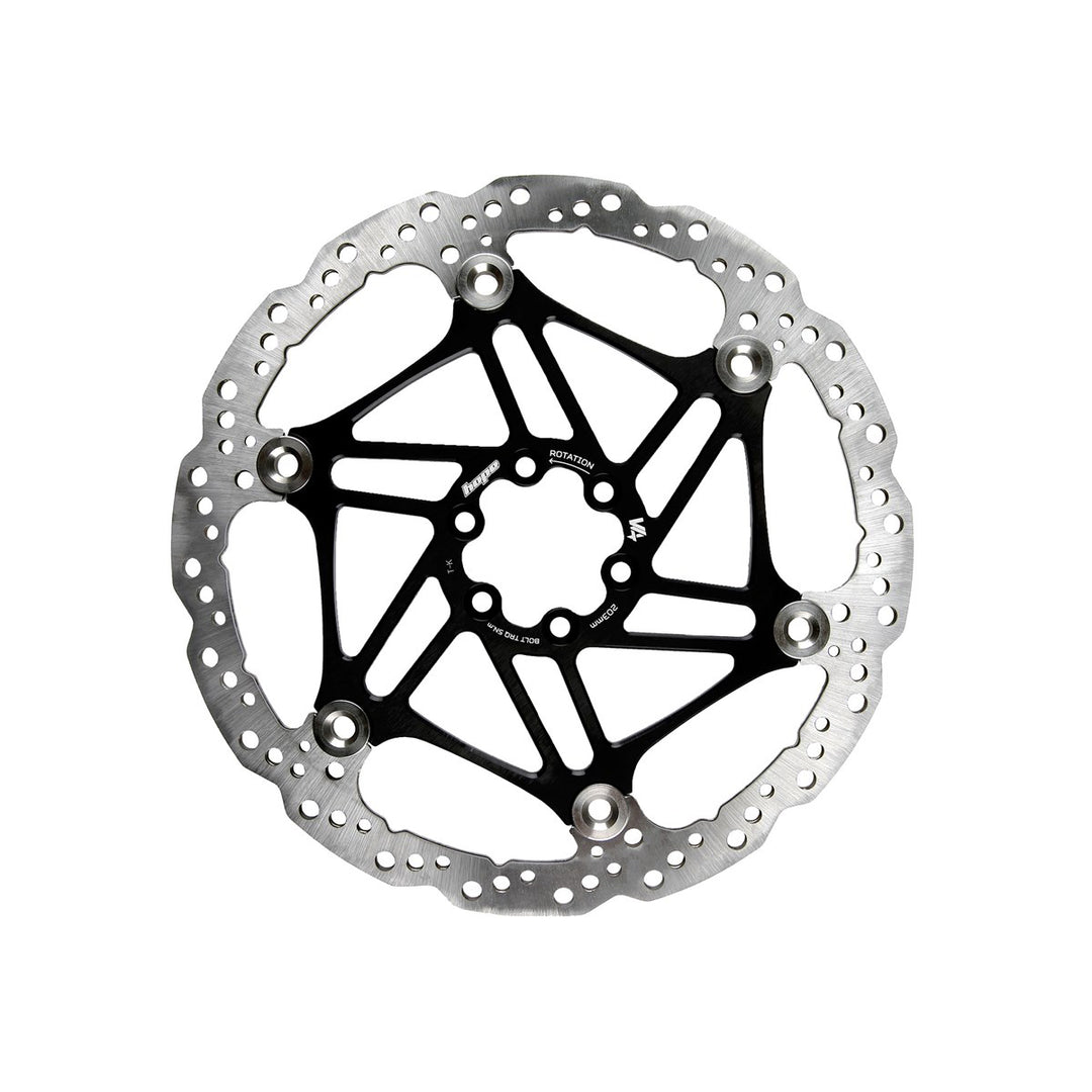 Hope V4 Vented Floating Disc in Black at Tweed Valley Bikes