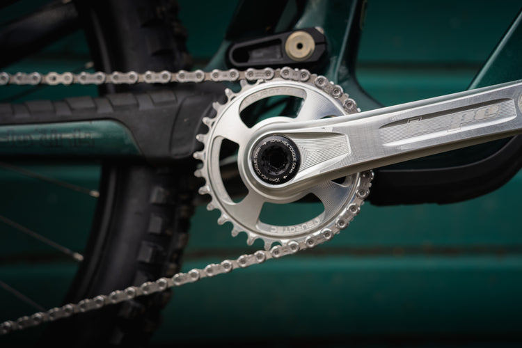 Hope Evo Chainset in Silver