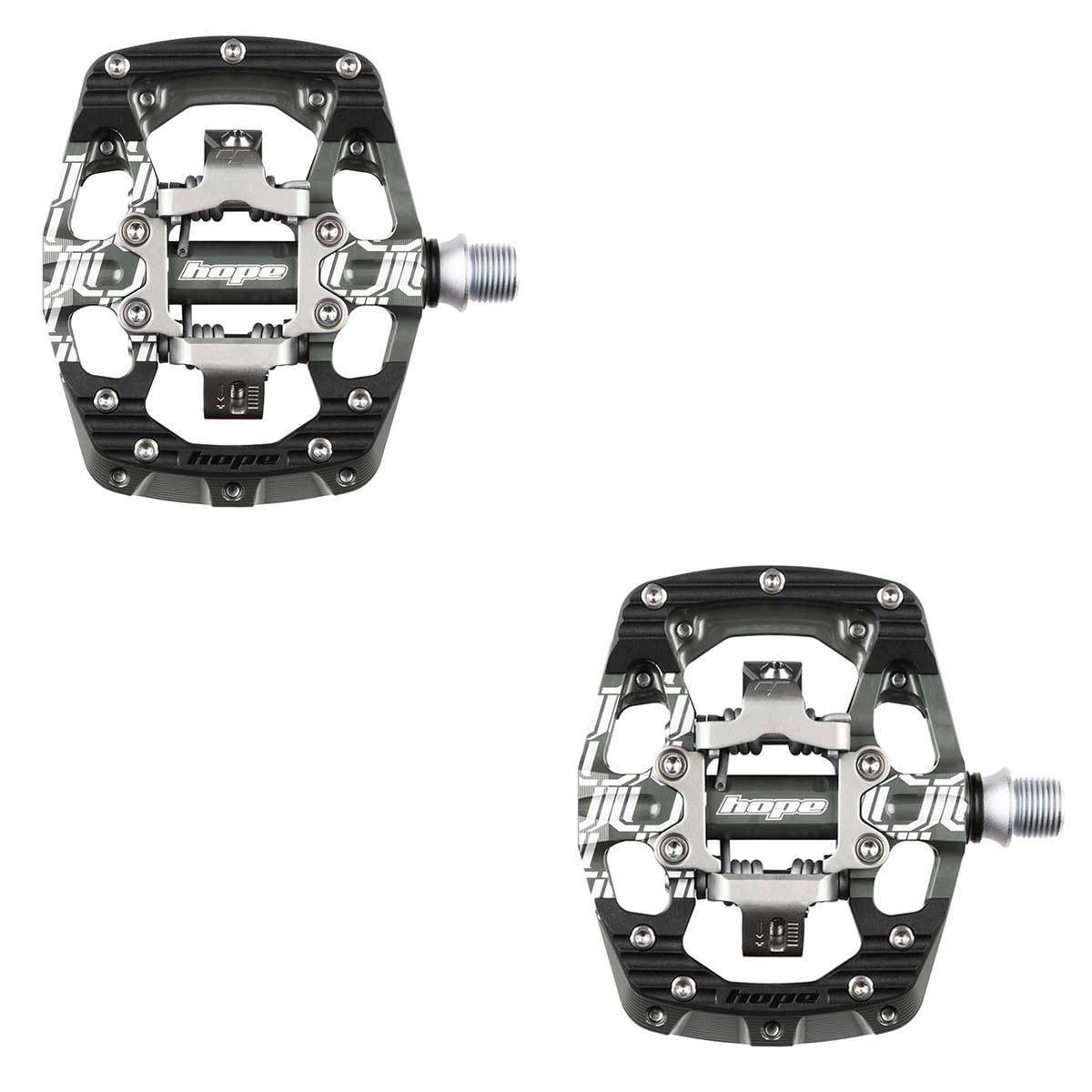 Hope Union Gravity Clipless Pedals in Smoke