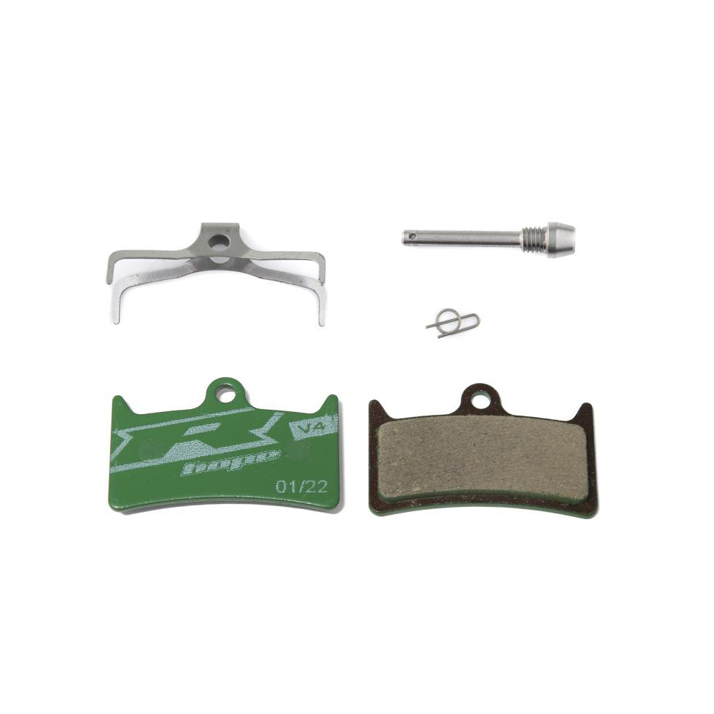 Hope V4 Brake Pads Racing Compound Green