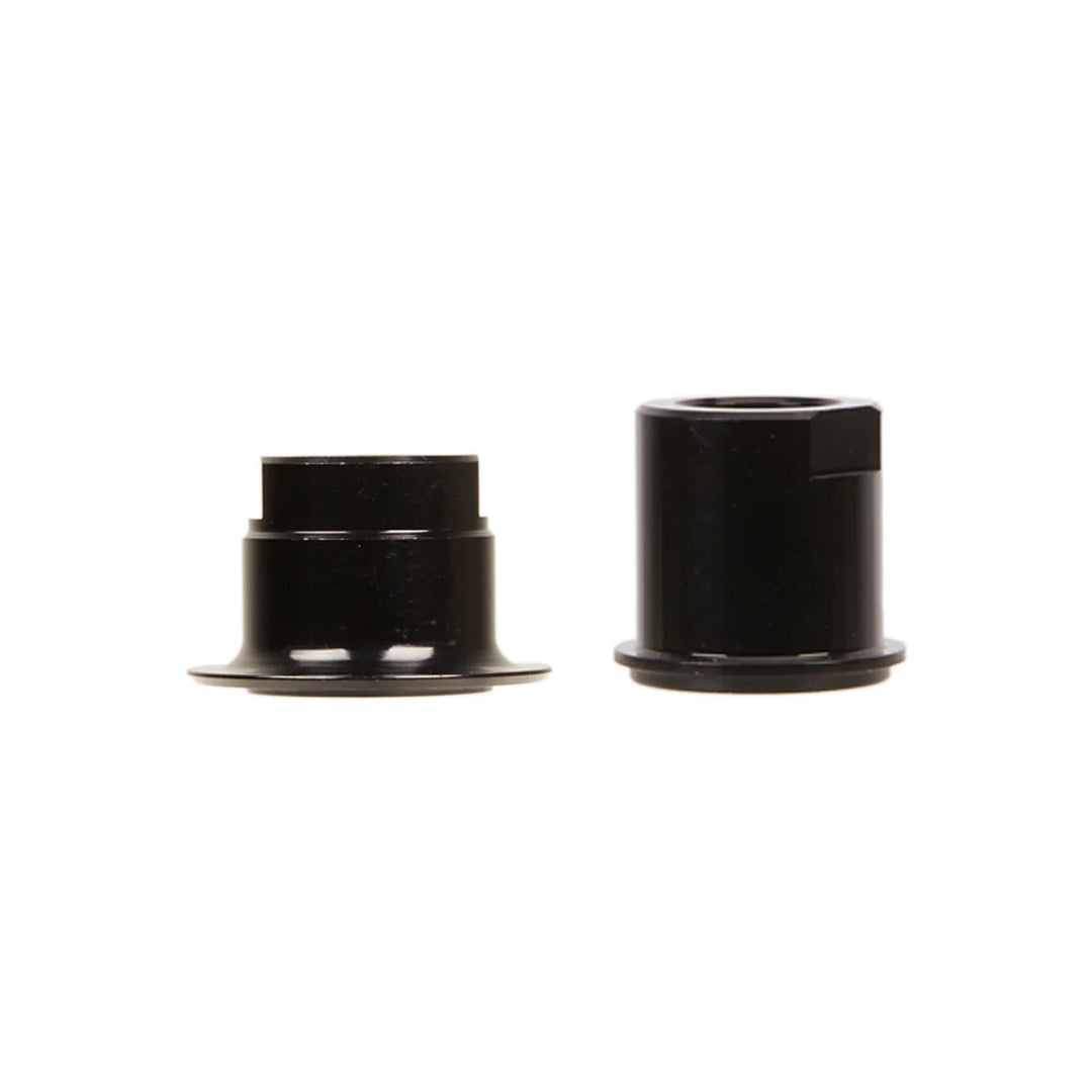Ibis Logo Hub end caps for 12mm rear Microspline wheels.