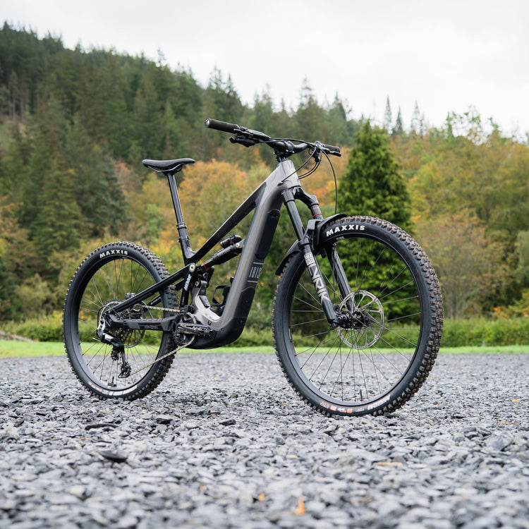 The Ibis Oso TR E Bike in Shady Charcoal