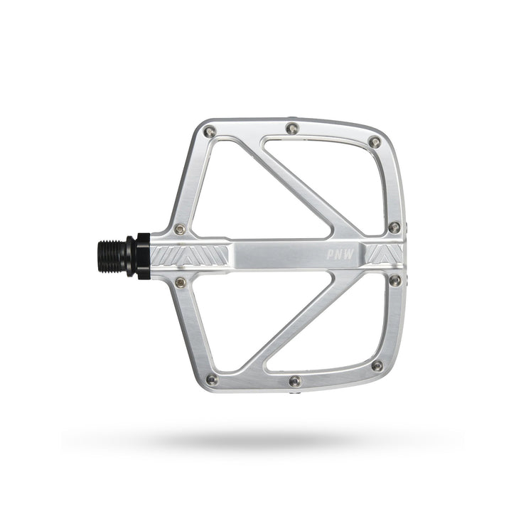 PNW Loam Pedals Gen 2 in Silver at Tweed Valley Bikes