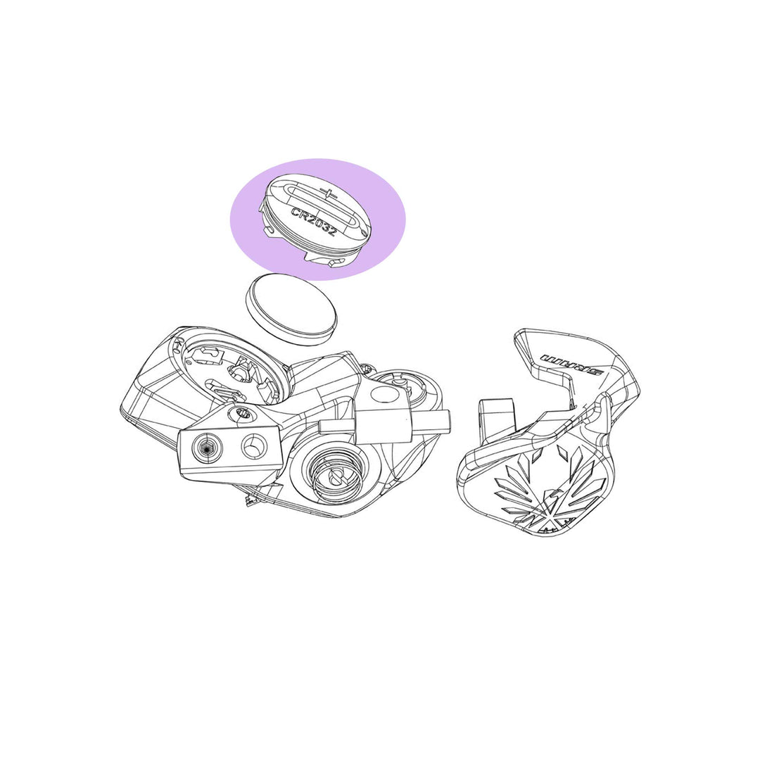SRAM Electronic Controller Pod AXS Battery Door Kit - Coin Slot Version - Including O-Ring