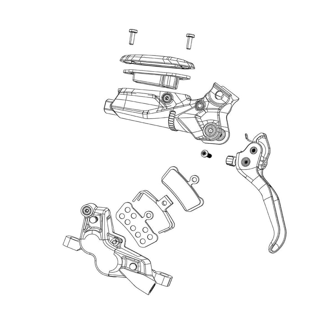 Replacement lever blade from SRAM Maven Bronze brakes
