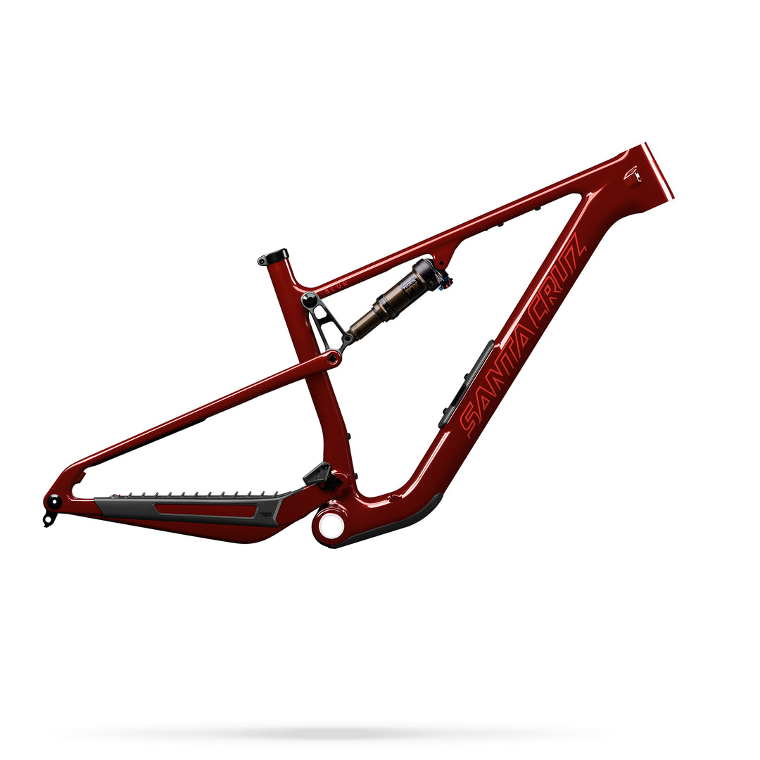 Santa Cruz Blur 5 frame in Gloss Cherry Tart