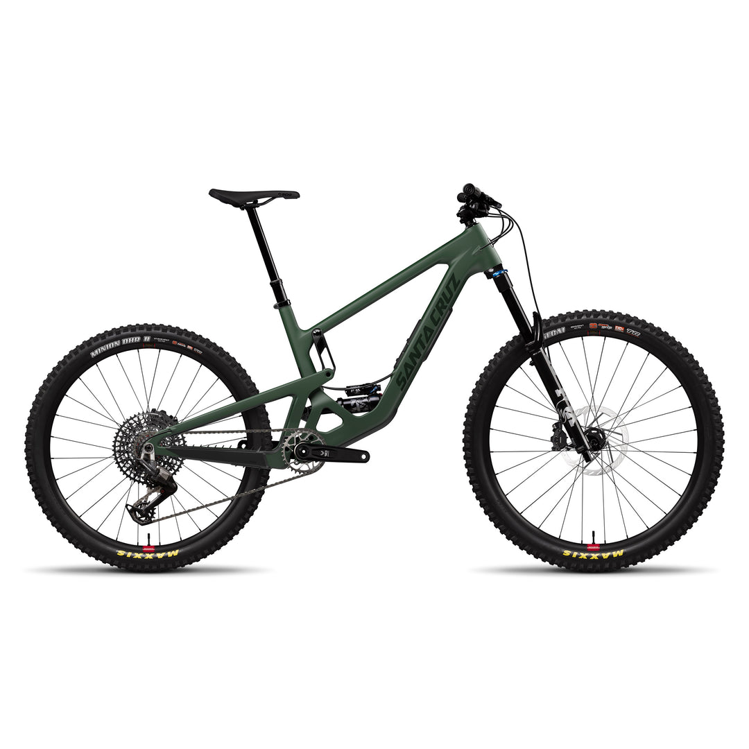 Santa Cruz Bronson V5 C 90 Kit MX  2025 in Matte Poblano Green at Tweed Valley Bikes