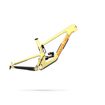 Santa Cruz Nomad V6 frameset in Marigold Yellow at Tweed Valley Bikes
