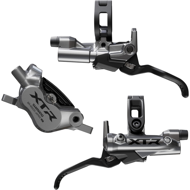 Shimano XTR M9220 4 Pot Brake Set (Front and Rear) at Tweed Valley Bikes