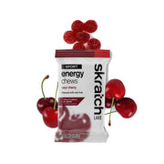 Skratch Labs Sport Energy Chews package with sour cherry flavor