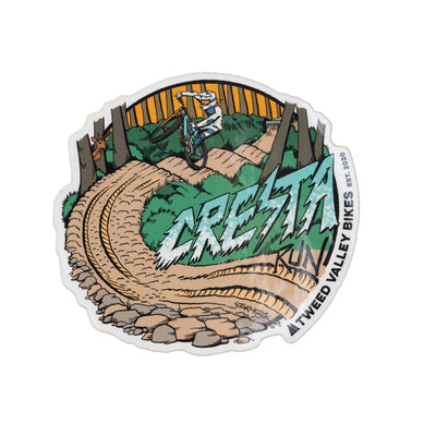 Tweed Tweed Valley Bikes Cresta Run Trail Series Sticker