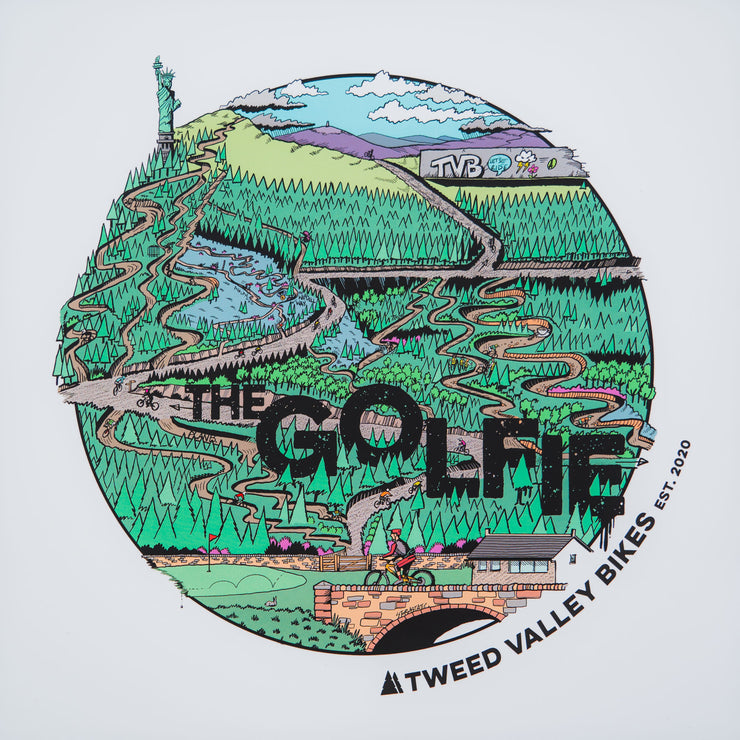 Tweed Valley Bikes "Golfie" Poster