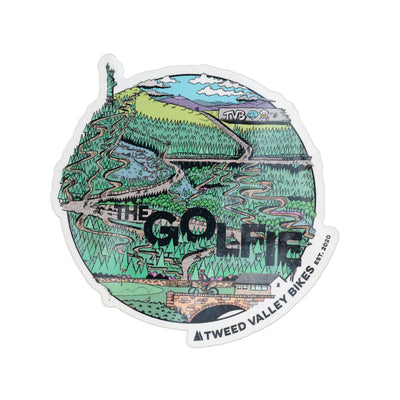 Tweed Valley Bikes Golfie Trail Series Sticker