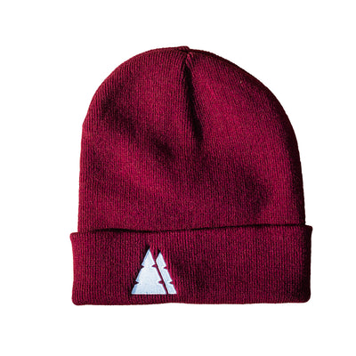 Tweed Valley Bikes Original Beanie in Burgundy