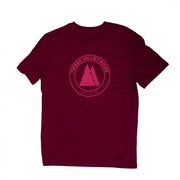 Tweed Valley Bikes Original Tee in Burgundy