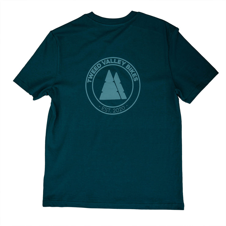 Tweed Valley Bikes Original Tee in Glazed Green