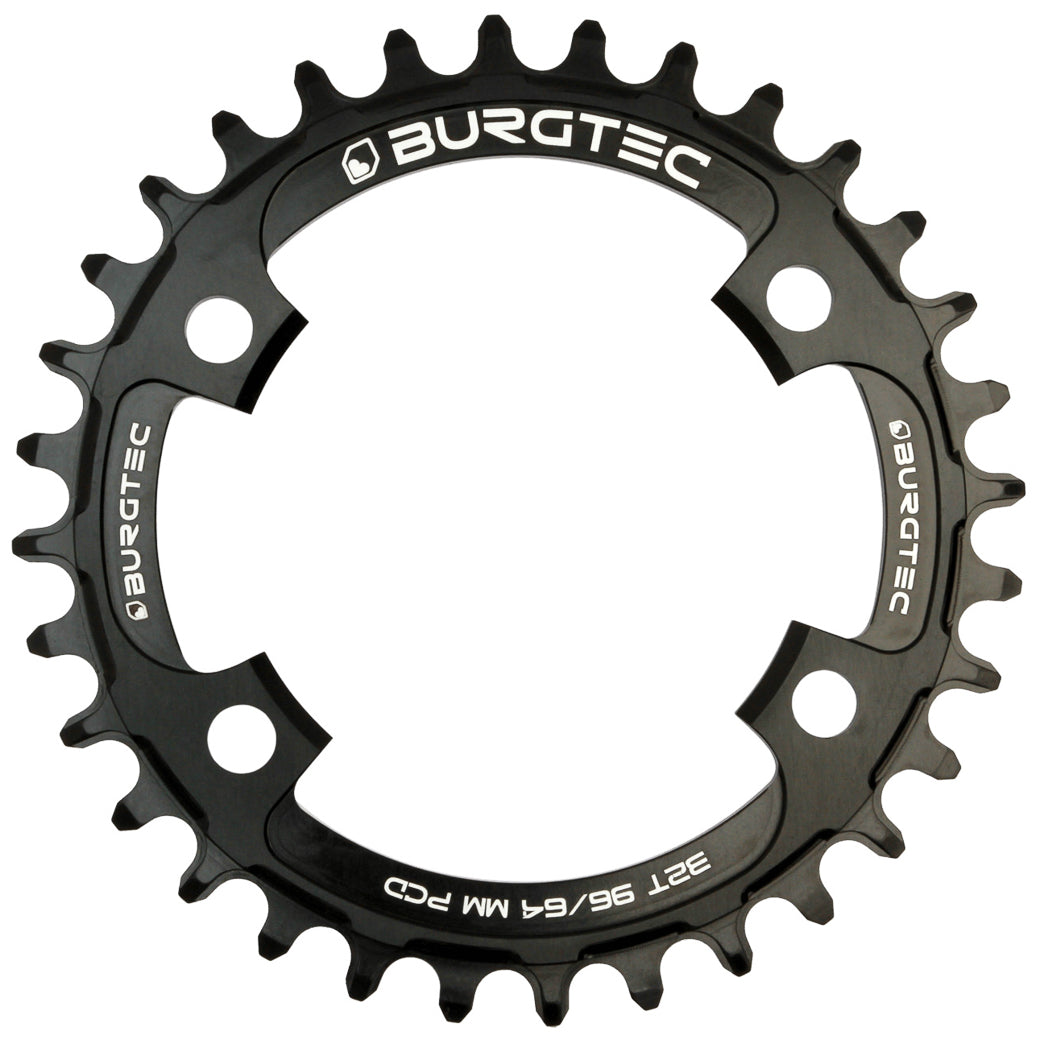 Burgtec 96/64 mm PCD Thick Thin Chainring at Tweed Valley Bikes