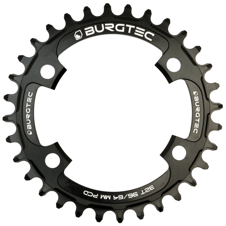 Burgtec 96/64 mm PCD Thick Thin Chainring at Tweed Valley Bikes