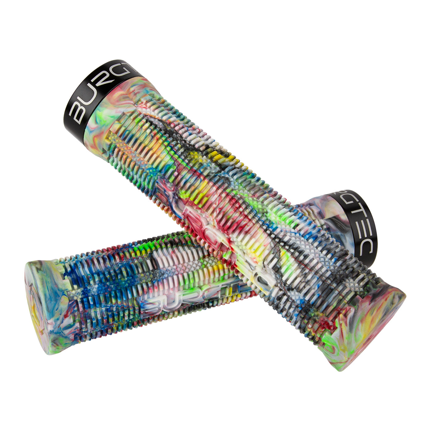 Burgtec Bartender Pro grip in Mixed Playdough at Tweed Valley Bikes