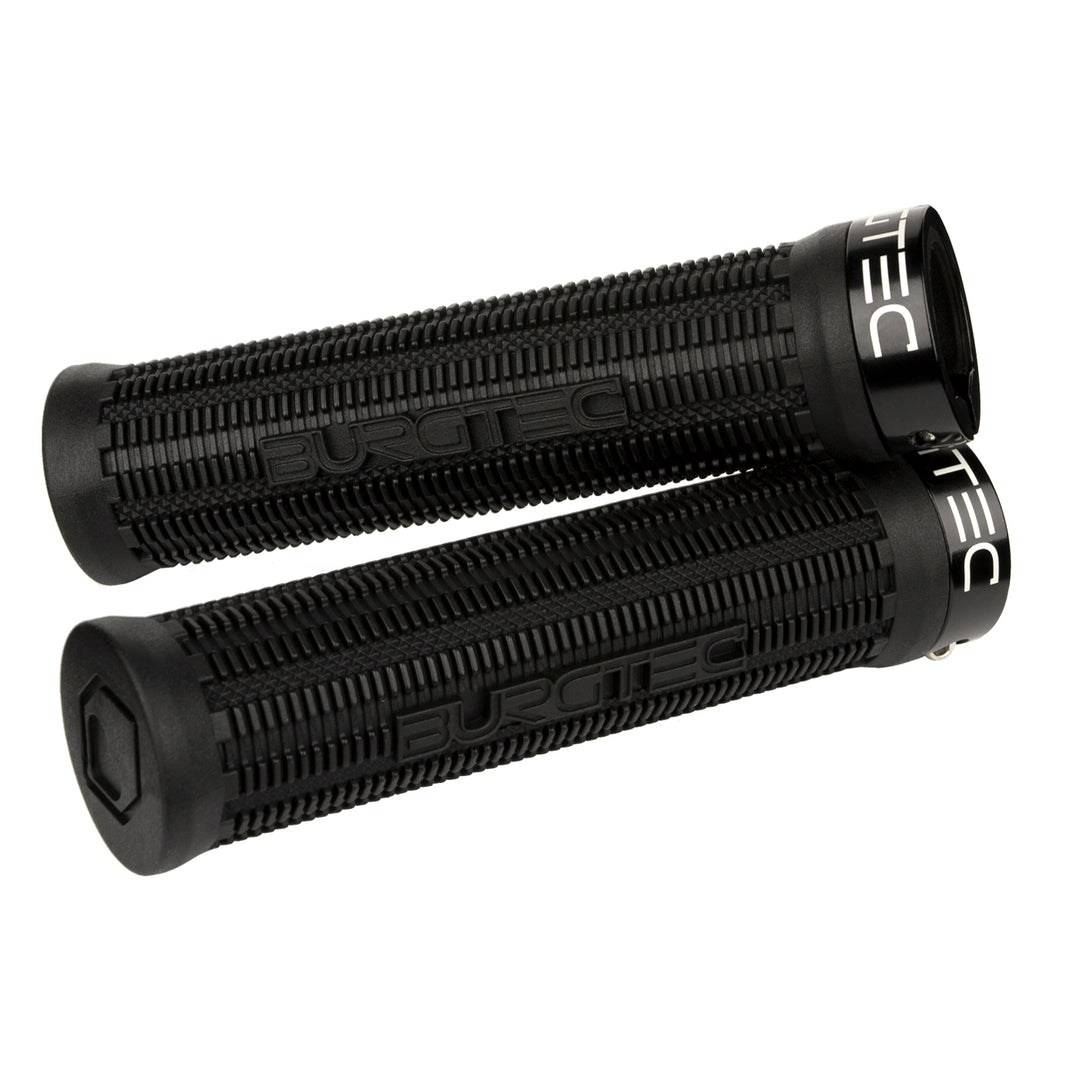 Burgtec Bartender Super Soft Signature Grip in black at Tweed Valley Bikes