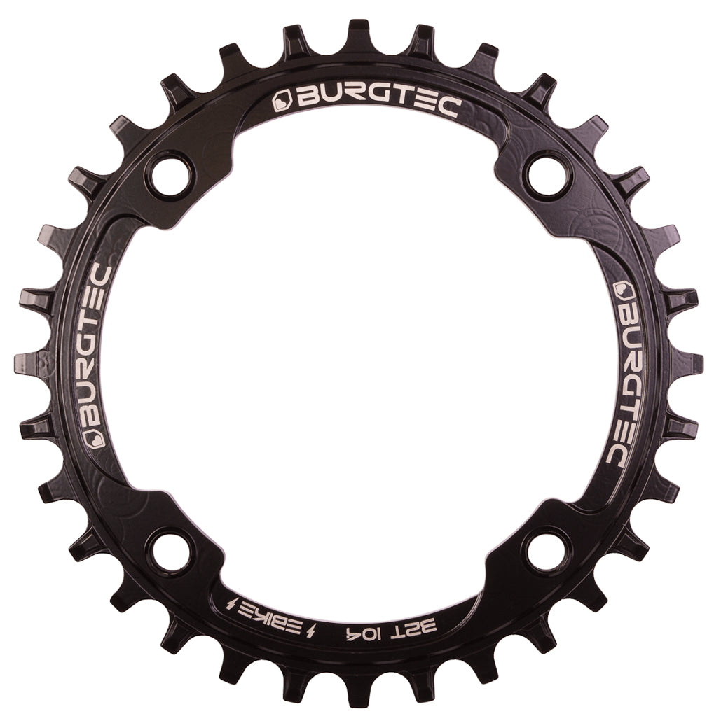 Burgtec E-Bike Steel Thick Thin Chainring Outside Fit at Tweed Valley Bikes