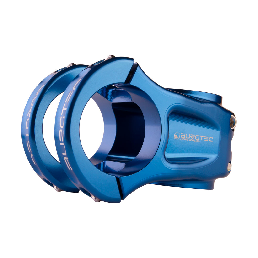 Burgtec Enduro Stem Deep Blue at Tweed Valley Bikes