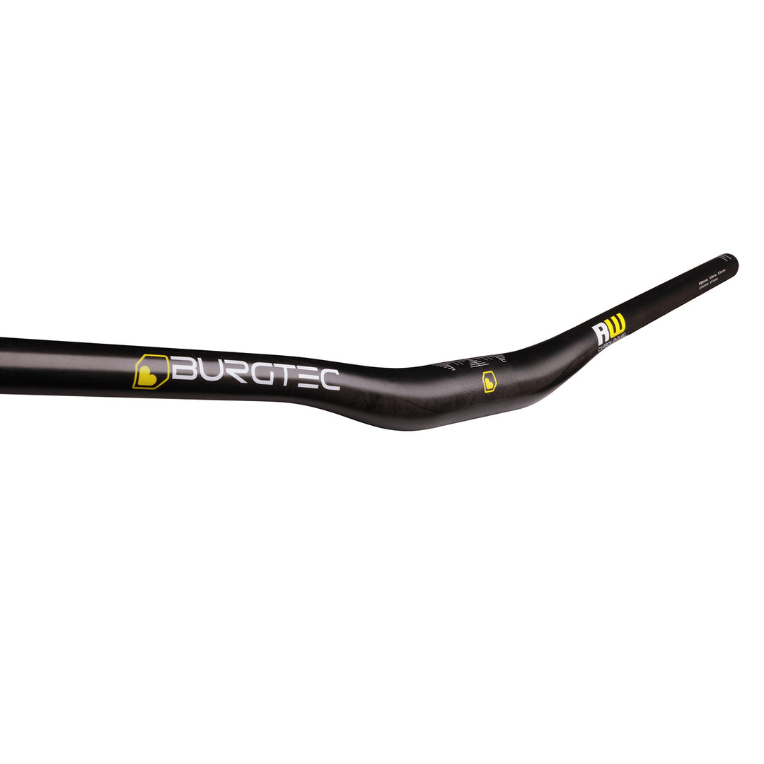 Burgtec Ride Wide Carbon Handlebars at Tweed Valley Bikes