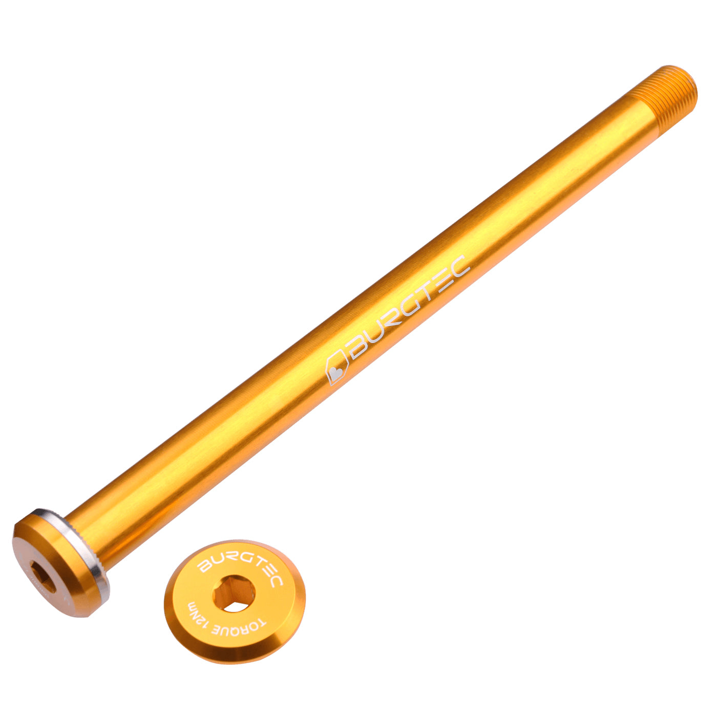 Burgtec Santa Cruz 168.5mm Rear Axle in Bullion at Tweed Valley Bikes