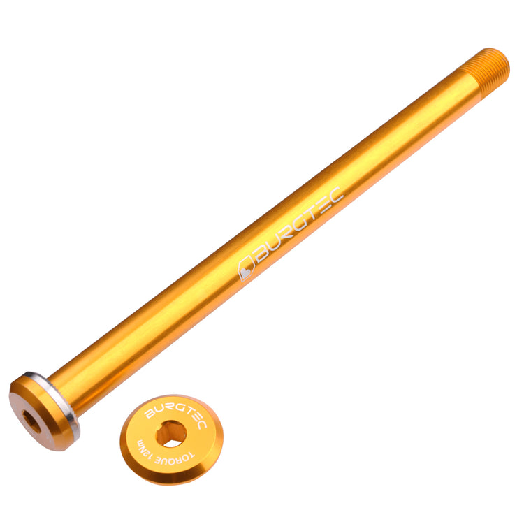 Burgtec Santa Cruz 168.5mm Rear Axle in Bullion at Tweed Valley Bikes