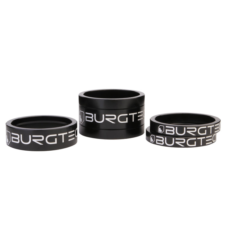 Burgtec Stem Spacers in Black at Tweed Valley Bikes