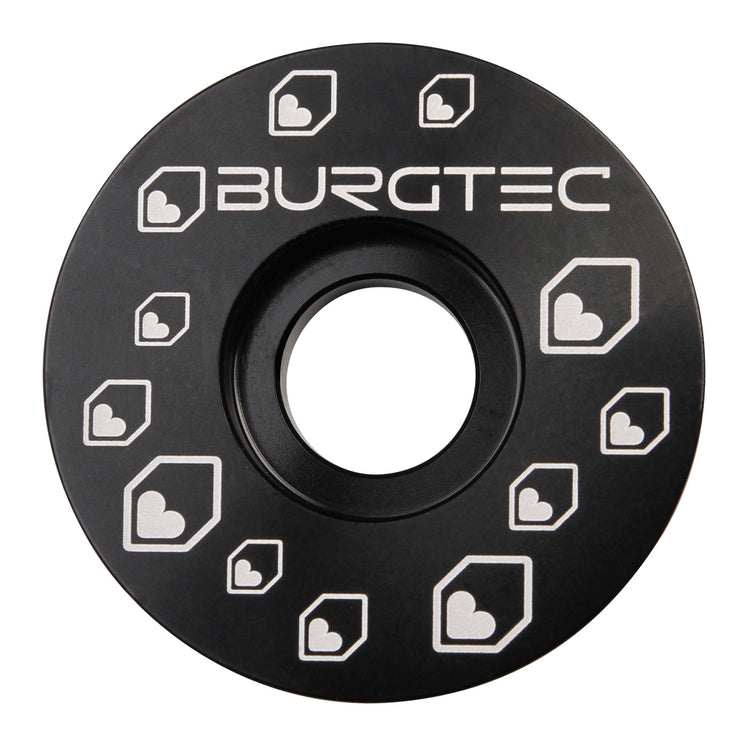 Burgtec Top Cap in Black at Tweed Valley Bikes