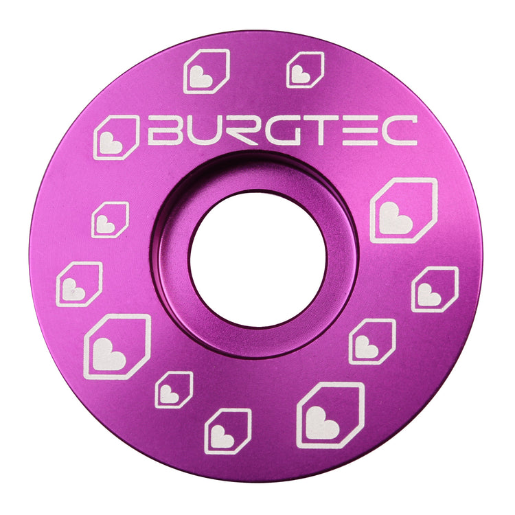 Burgtec Top Cap in Purple Rain at Tweed Valley Bikes