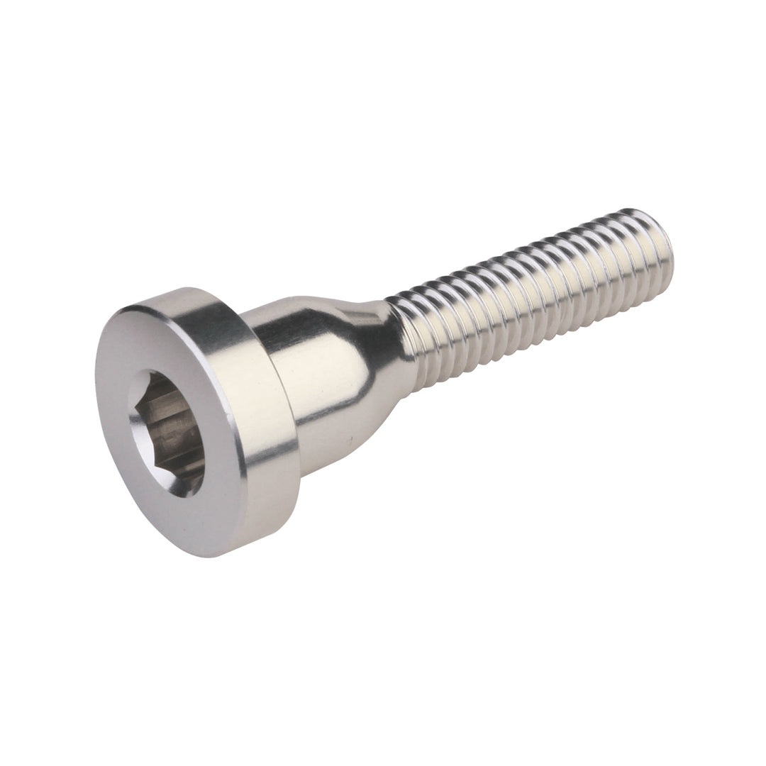 Burgtec Top Cap Bolt in Rhodium Silver at Tweed Valley Bikes
