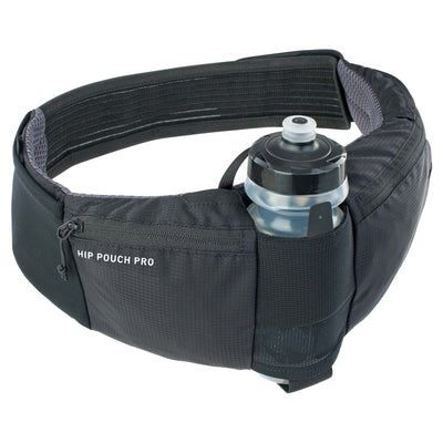 Evoc Hip Pouch Pro + Bottle in Black at Tweed Valley Bikes