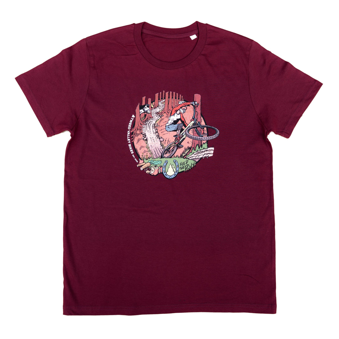 Tweed Valley Bikes Feed The Pony Trail Series Tee Shirt
