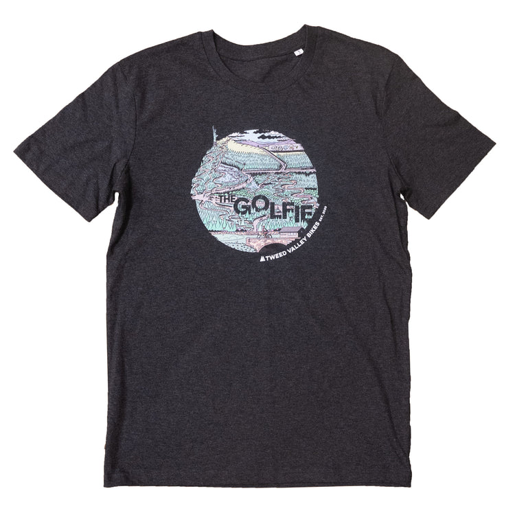 Tweed Valley Bikes  Trail Series T-shirt in  dark Heather Grey at Tweed Valley Bikes